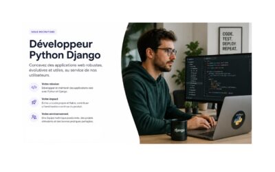 Recrutement : Développeur Python/Django